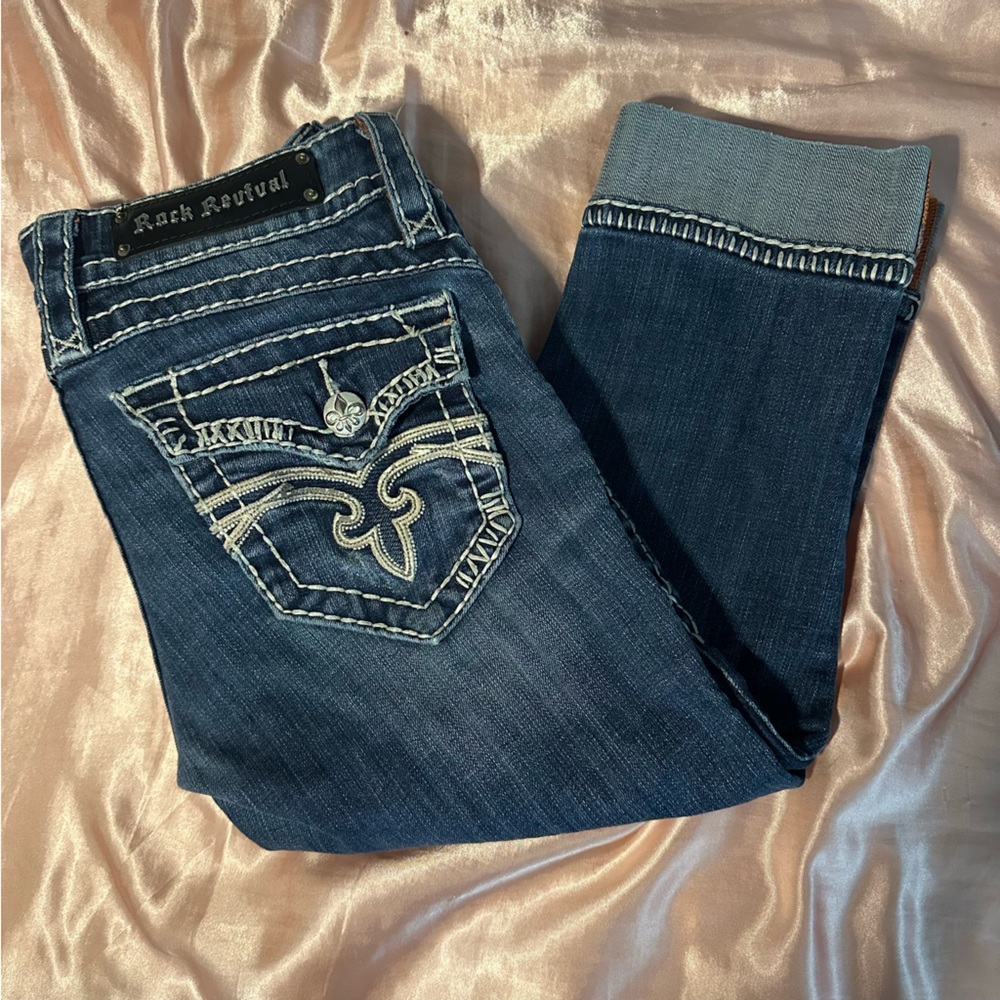 ROCK REVIVAL Capri jeans
